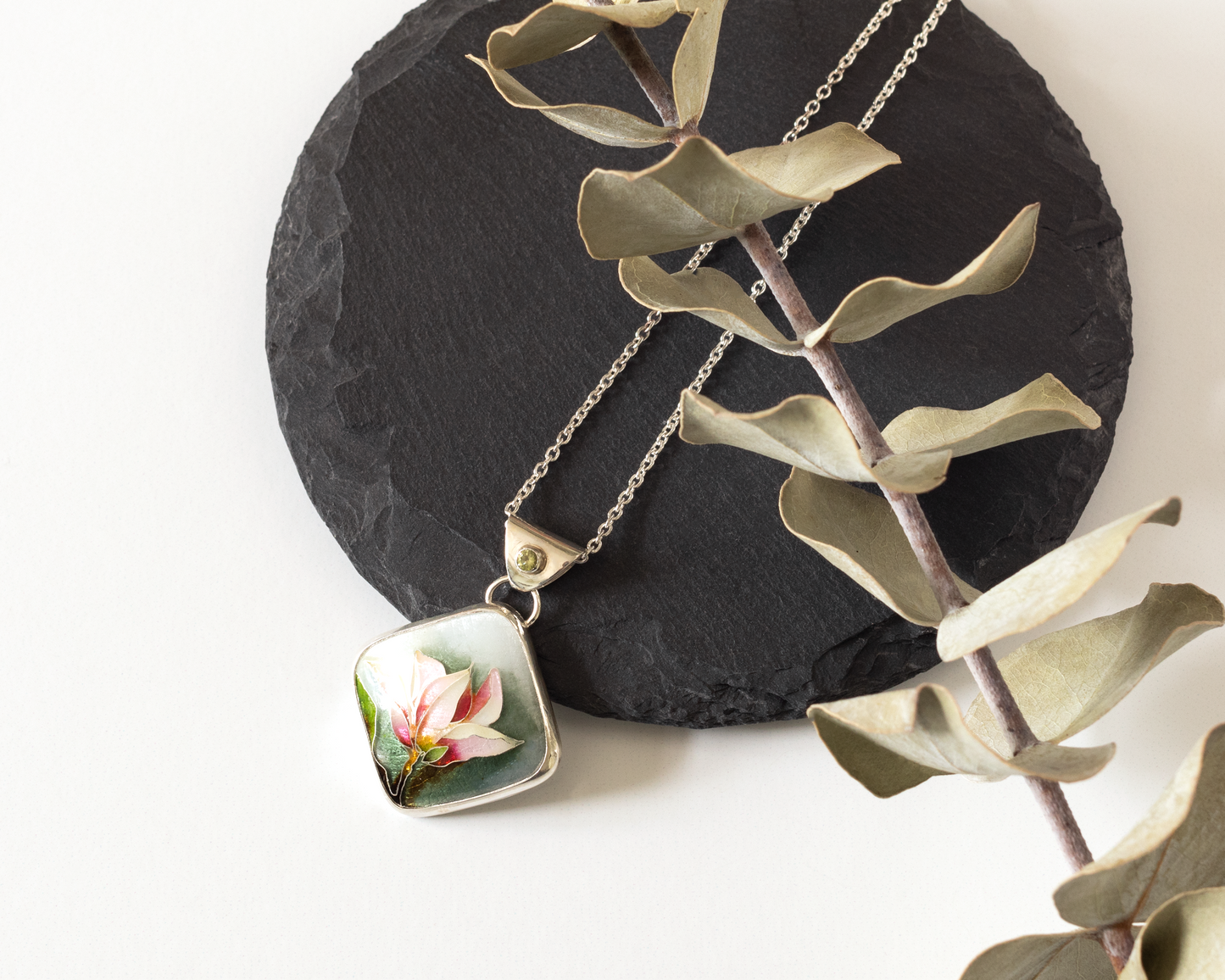 Blooming Magnolia pendant