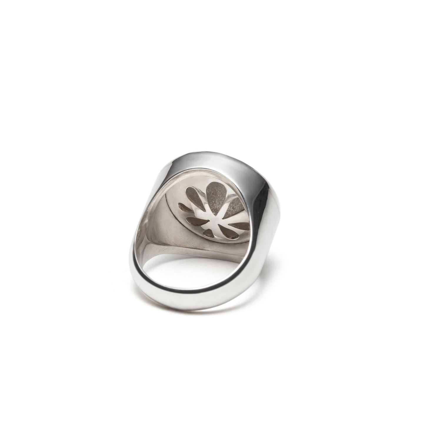 Pink Peony Cloisonné Cocktail Ring with Hidden Petal Detail