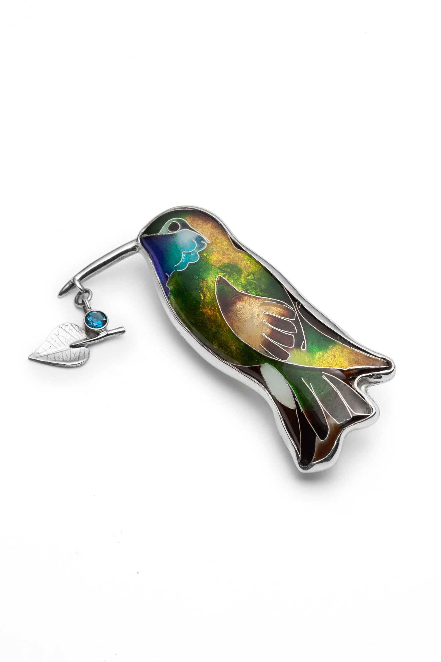 Hummingbird Brooch