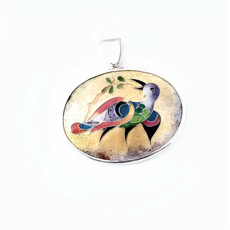 Bird with olive branch