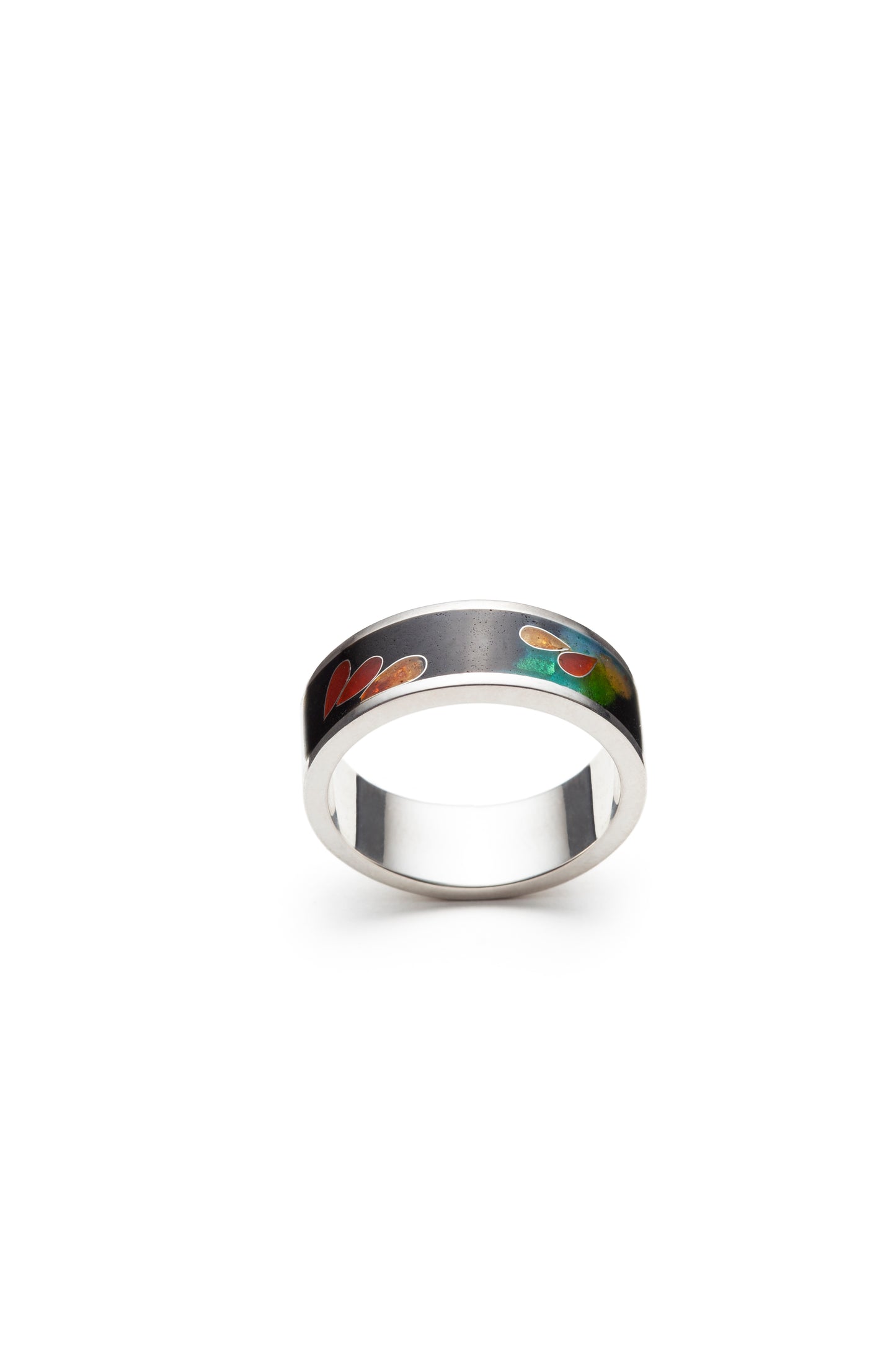 Bague bande contemporaine
